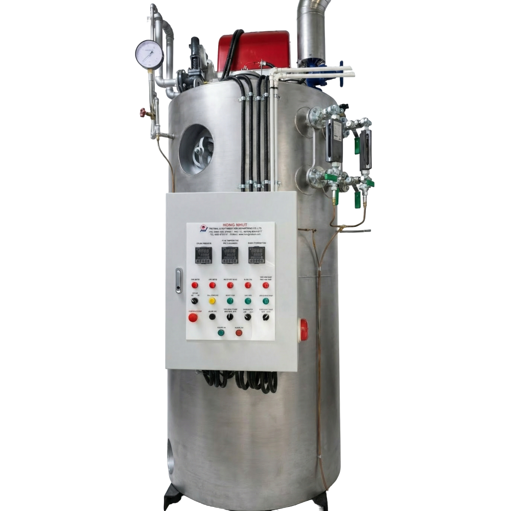 Nồi Hơi Ống Nước Đứng (6 - 150 BHP)