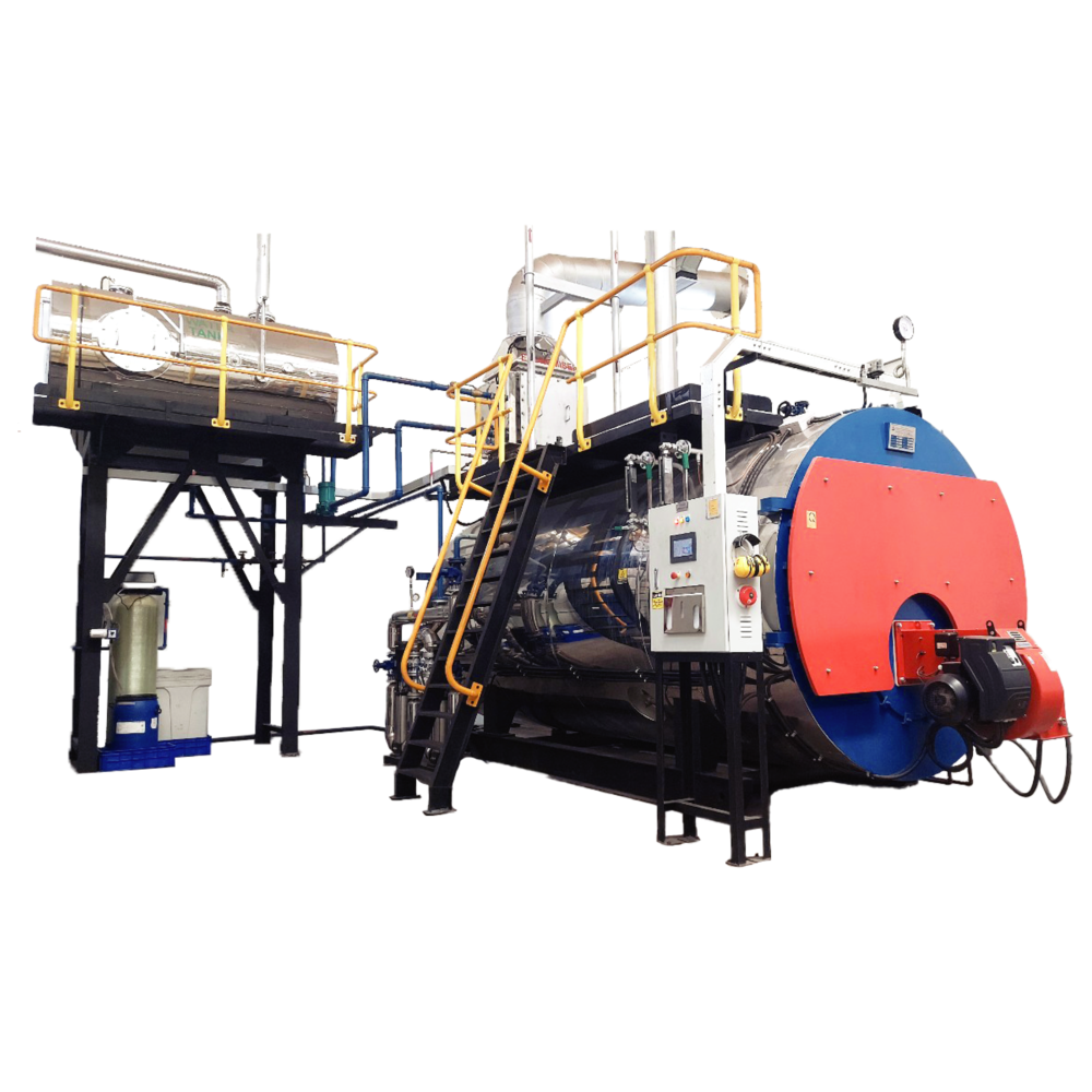 Nồi Hơi Ống Lửa Nằm Công Nghiệp (30 – 1000 BHP)